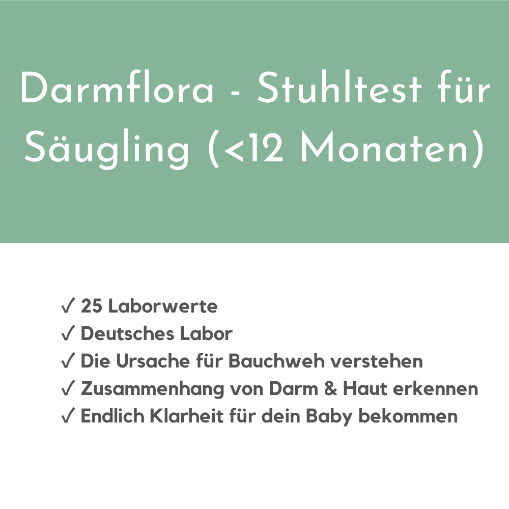 Darmflora Stuhltest für Säugling (bis 12 Monaten)