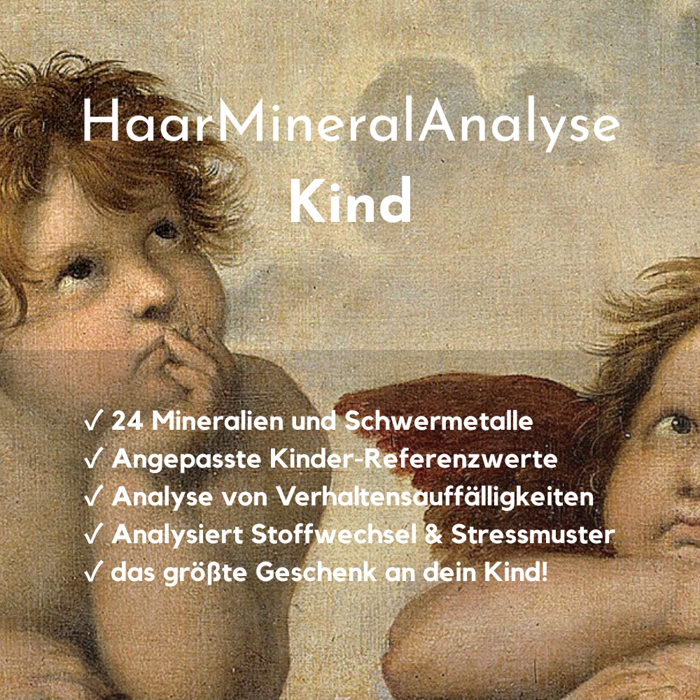 Haar-Mineral-Analyse mit Gesundheitsberatung (für Kinder)