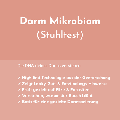 Darm-Mikrobiom Stuhltest