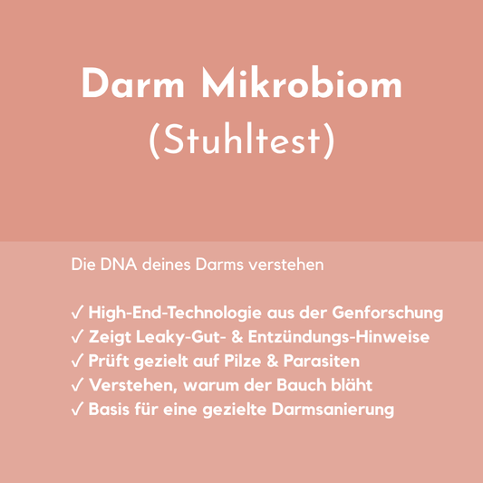 Darm-Mikrobiom Stuhltest