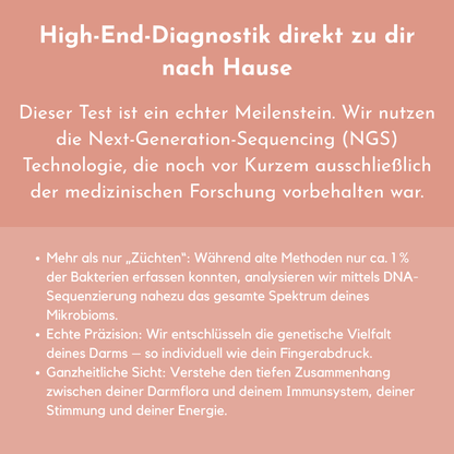 Darm-Mikrobiom Stuhltest