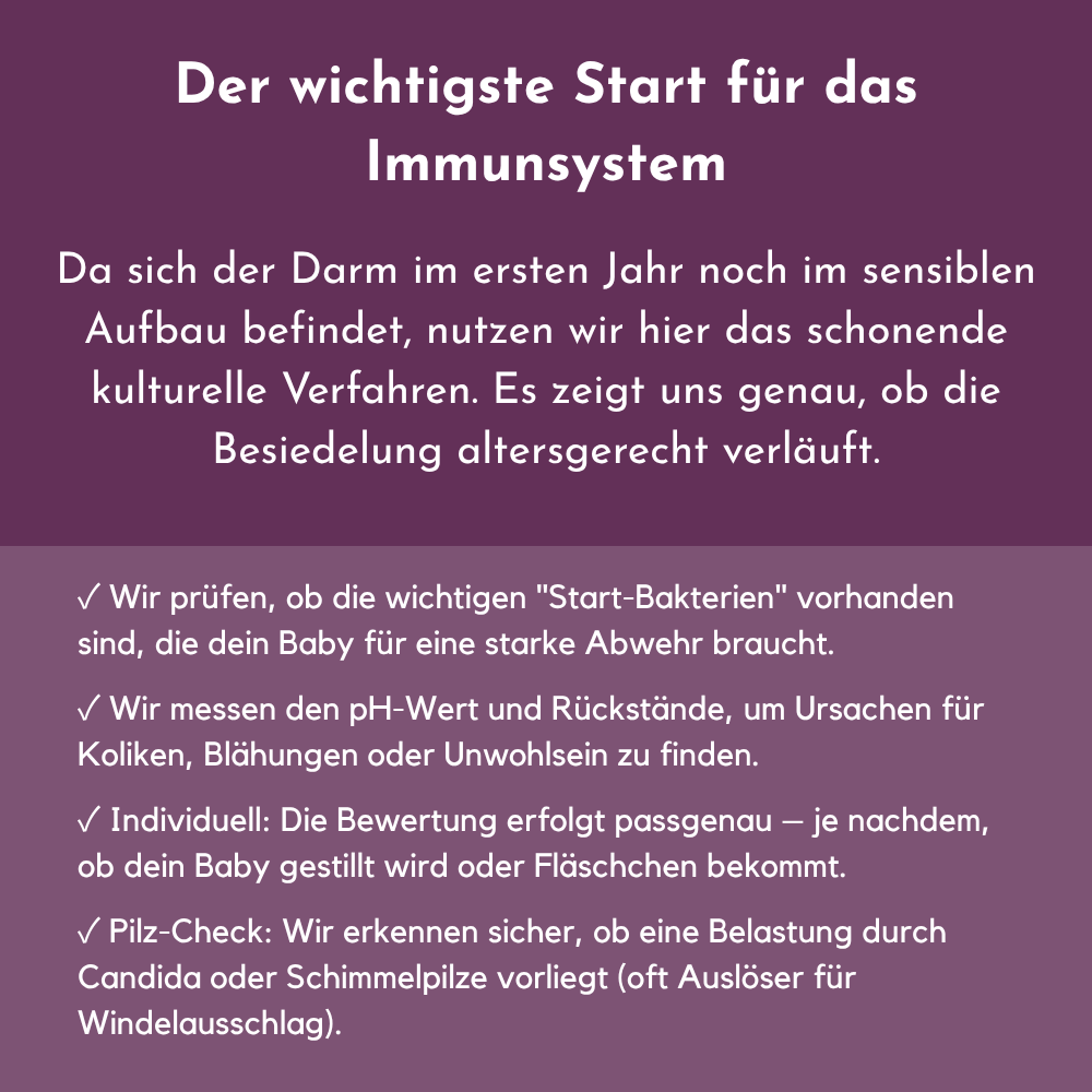 Darmcheck Säugling