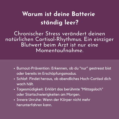 Hormone analysis (stress, energy &amp; sleep)