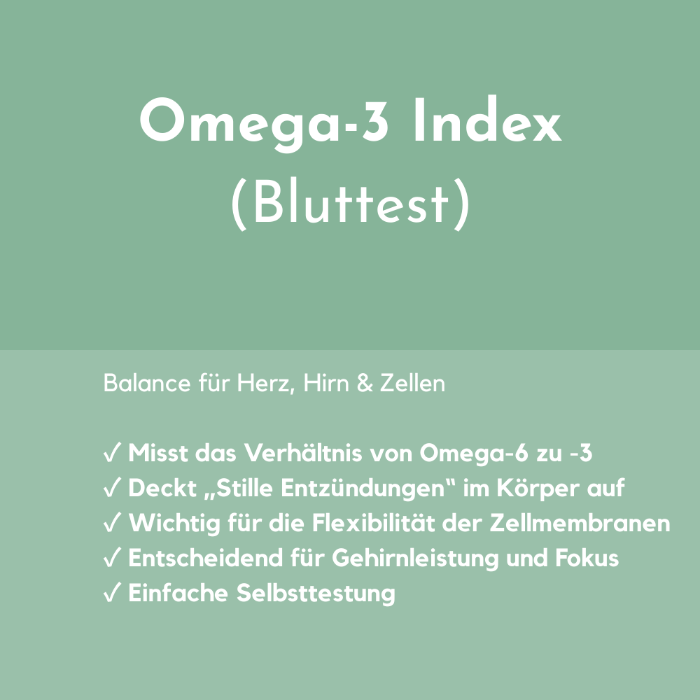 Omega-3 blood tests