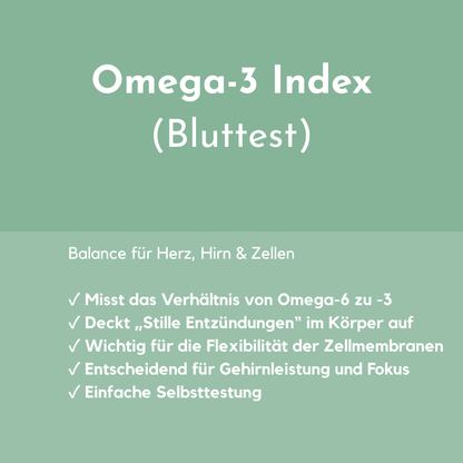 Omega-3 blood tests