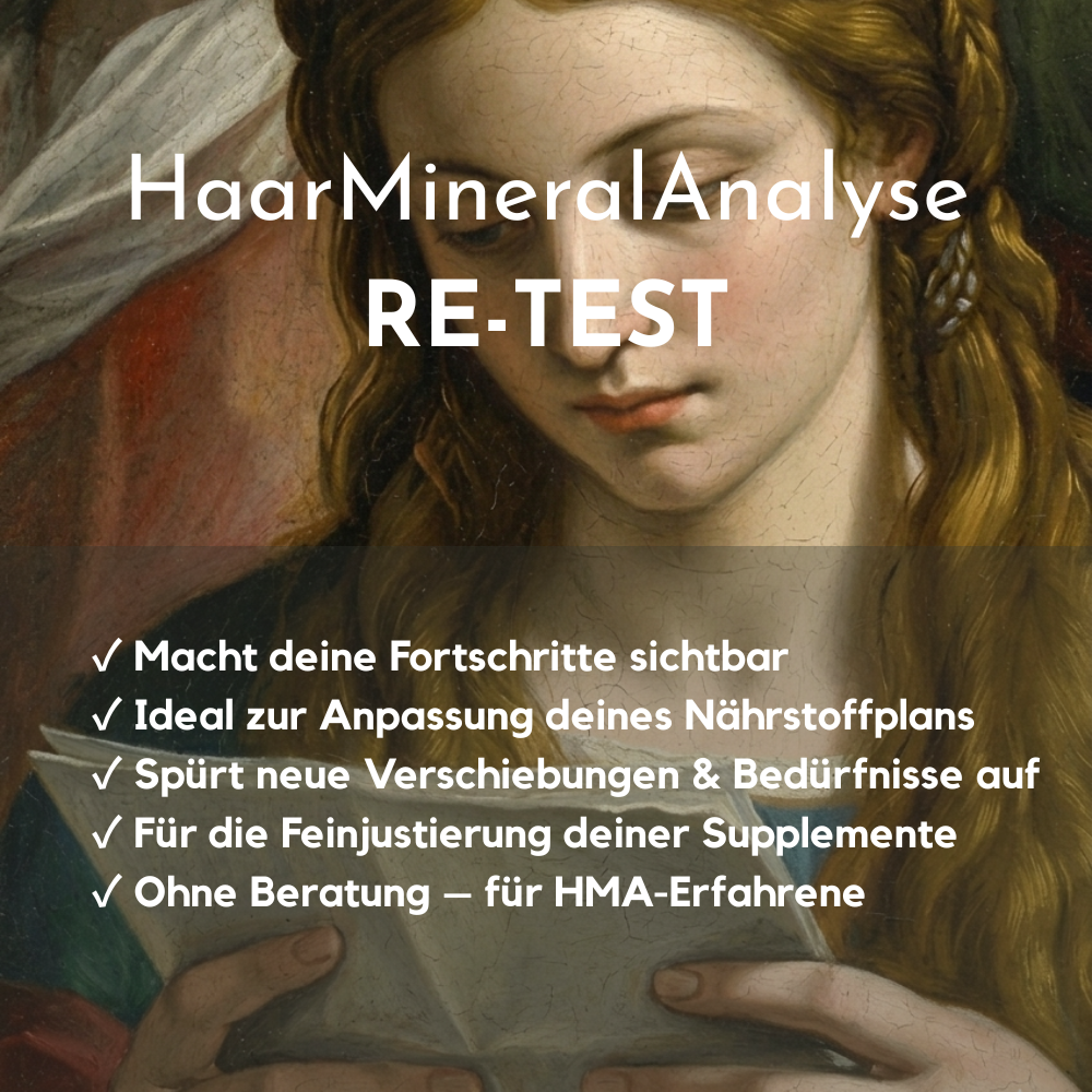 RE-TEST für Haar-Mineral-Analyse