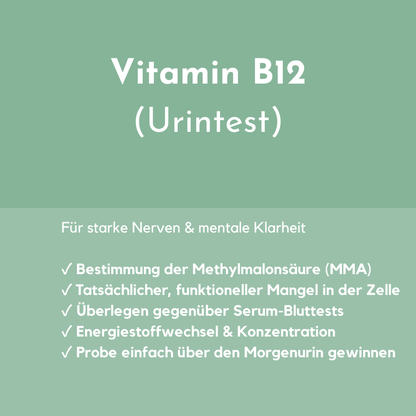 Vitamin B12 urine tests